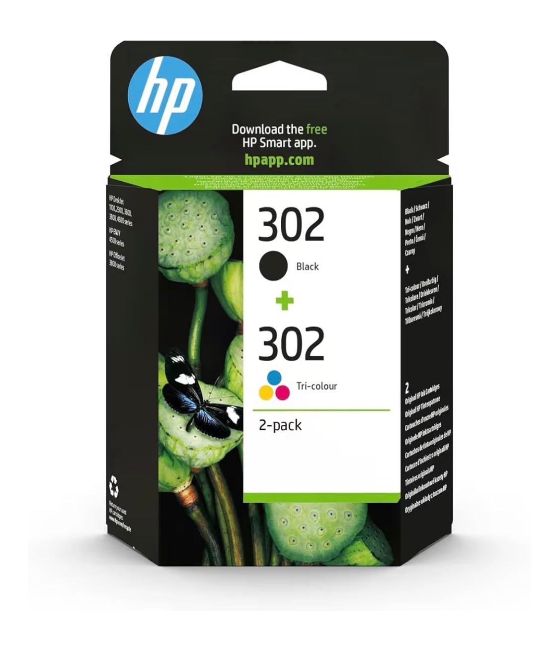 HP F6U66AE 302 Original Ink cartridges Black and Tri-Colour Multipack
