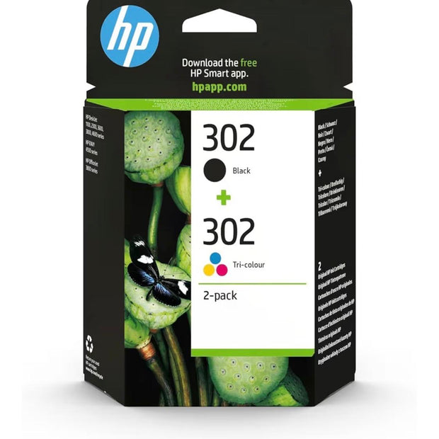 HP F6U66AE 302 Original Ink cartridges Black and Tri-Colour Multipack
