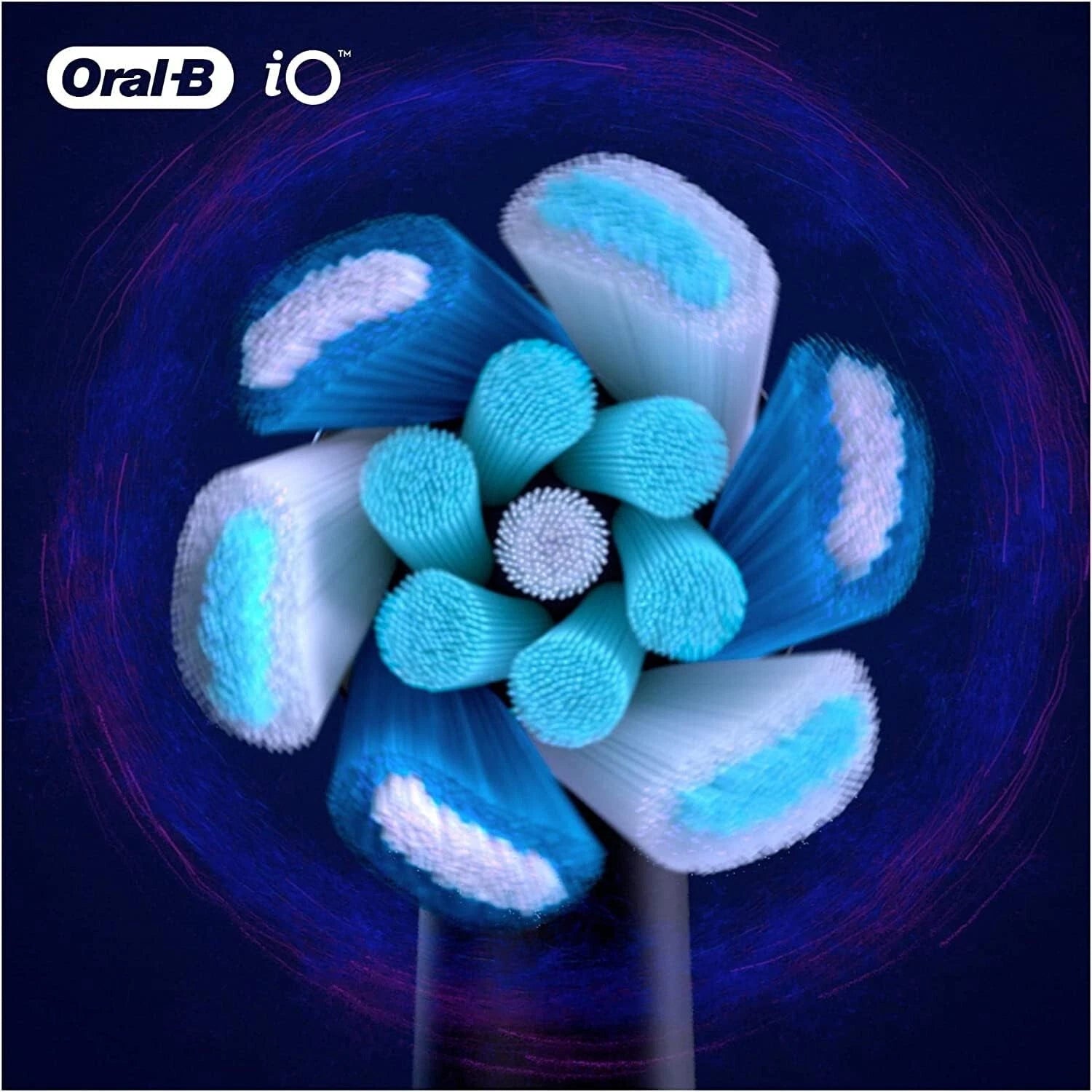 Genuine Oral-B iO Ultimate Clean Replacement Brush Heads - Black - (4 Pack)