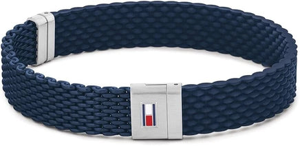 Tommy Hilfiger Jewelry Men's Silicone Bracelet in blue 2790239S