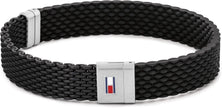Tommy Hilfiger Jewelry Men's Silicone Bracelet with the Iconic Flag - 2790240S